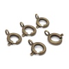 4AR240 Замок для бус кольцо 9мм, 5шт/упак, Astra&Craft (латунь)