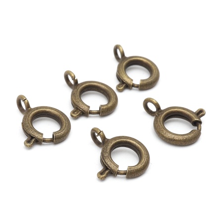 4AR240 Замок для бус кольцо 9мм, 5шт/упак, Astra&Craft (латунь)