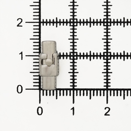 4AR361 Замок магнитно-поворотный для круглого шнура 4*16мм, 2шт/упак, Astra&Craft (Никель)