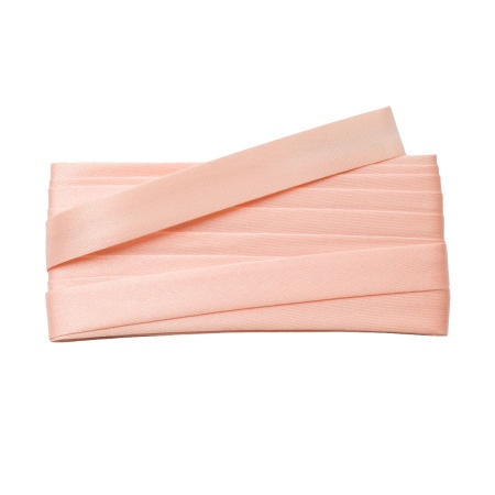 Косая бейка атласная 1,5см*5м 0000-1534 (6045 бл.розовый)