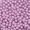 Бусины пластиковые, 'жемчуг', цветные, круглые, 4мм, 25гр, Astra&Craft (017 NL сиреневый)