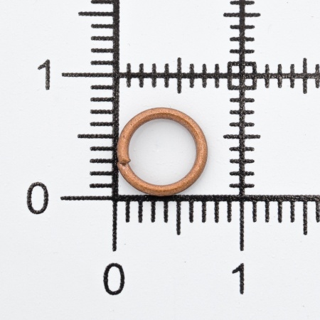 OTH1510 Кольцо соединительное , 0,8*7мм, 30шт/уп (медь)