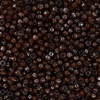 Бисер, (стекло), 11/0, упак./20 гр., Astra&Craft (309 коричневый/прозрачный с цветным центром, глянцевый)