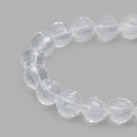 Z-453 Бусины стеклянные, 8 мм, упак./20 шт., Astra&Craft (802 прозрачный)