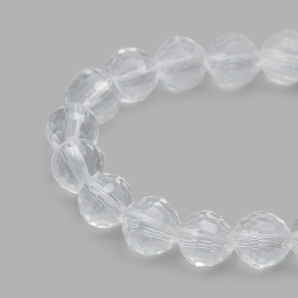 Z-453 Бусины стеклянные, 8 мм, упак./20 шт., Astra&Craft (802 прозрачный)