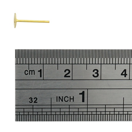 4AR263 Основа для серег-гвоздик, 4шт/упак, Astra&Craft (Золото)