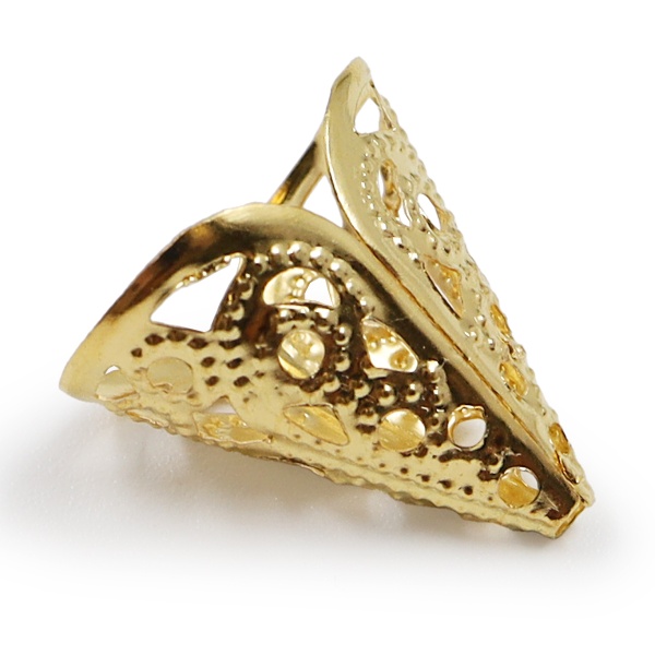 Шапочка для бусин 4AR212, 18мм 30шт/упак, Astra&Craft (Золото)