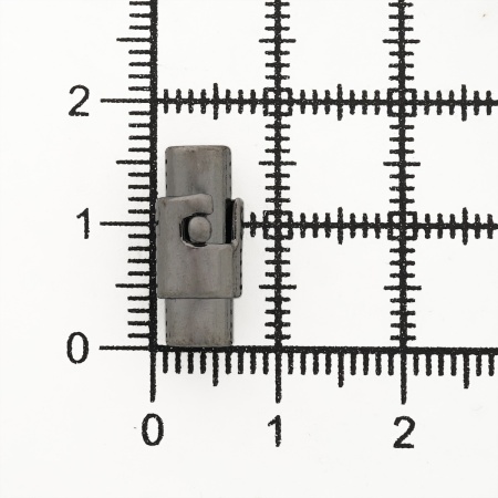 4AR361 Замок магнитно-поворотный для круглого шнура 4*16мм, 2шт/упак, Astra&Craft (Черный никель)