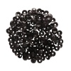 Пайетки объемные, 6 мм, 10 г Astra&Craft (50113 - черные голографик)