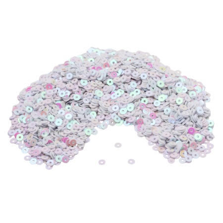 Пайетки плоские, 3 мм, упак./10 гр., Astra&Craft (319 св.-розовый перламутр)