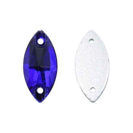 МЦ-МИ-715 Хрустальные стразы пришивные формы 'миндаль', цвет: МИКС, 10 шт/упак Astra&Craft