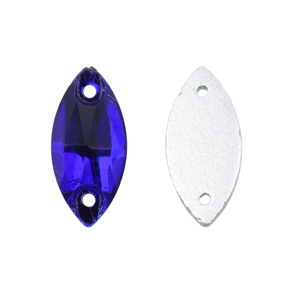 МЦ-МИ-715 Хрустальные стразы пришивные формы 'миндаль', цвет: МИКС, 10 шт/упак Astra&Craft