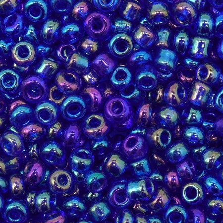 Бисер, (стекло), 11/0, упак./20 гр., Astra&Craft (168 синий)