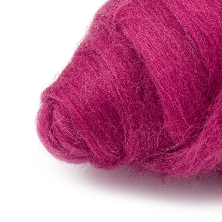 Шерсть для валяния полутонкая, 50 гр., Astra&Craft (088 брусника)
