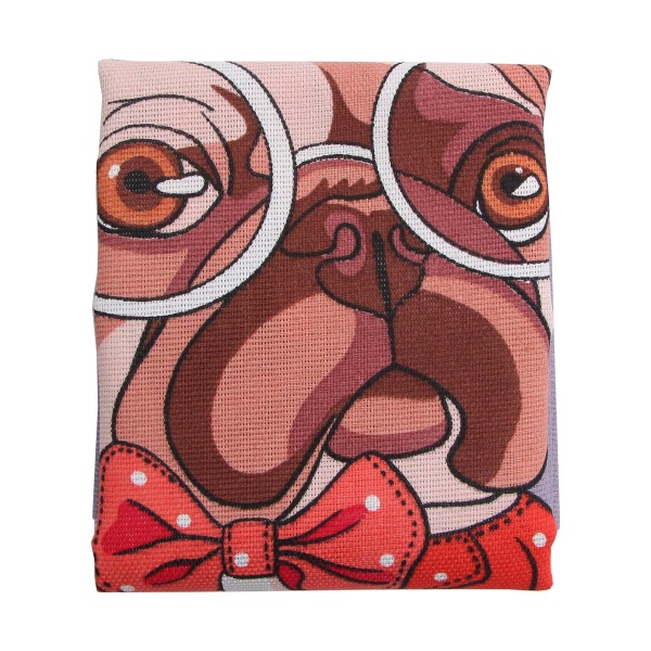 Рогожка набивная арт 904 рис 29252 вид 1 'Песели' 150*63см, Astra&Craft