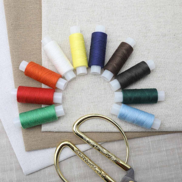 Набор швейных ниток 50/2, 200м, ассорти №19 10шт/упак, Astra&Craft