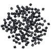 2017 Бусины пластиковые, акрил, прозрач. в цвете, граненый биконус, 8мм, 25гр, Astra&Craft (90 черный)