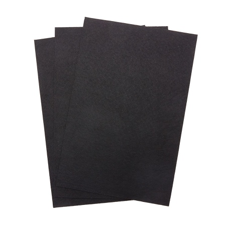 Фетр листовой жесткий, 1.0мм, 20х30см, 3шт/упак Astra&Craft (AF870 черный)
