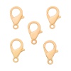 4AR2042 Замок для бус карабин, 14(+/-0,5) мм, 5 шт/упак, Astra&Craft (яркое золото)