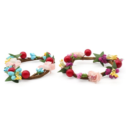 Декор для свечей 'Цветы и ягоды', 2 шт, Astra&Craft