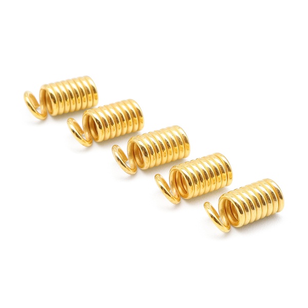 LH001-B Концевик, 4 мм, упак./5 шт., 'Астра' (золото)