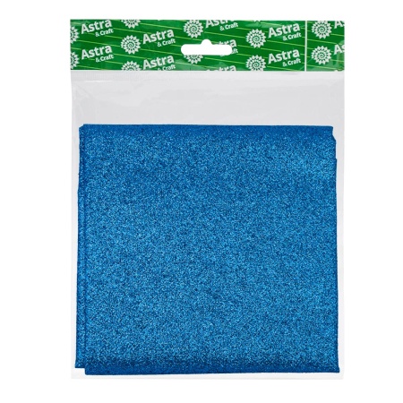 AR1369 Нетканый материал с глиттером 47*50см (синий)