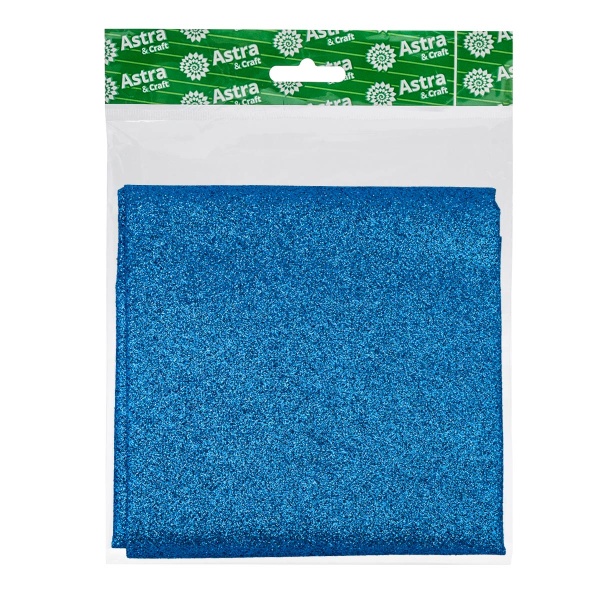 AR1369 Нетканый материал с глиттером 47*50см (синий)