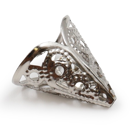 Шапочка для бусин 4AR212, 18мм 30шт/упак, Astra&Craft (Никель)