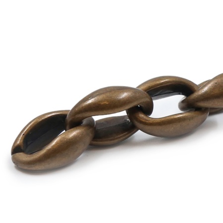 5767 Цепь, 10см, размер звена 23х15мм (латунь)