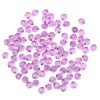 2023 Бусины пластиковые, акрил, прозрач. в цвете, граненые круглые, 8мм, 25гр, Astra&Craft (21 сиреневый)