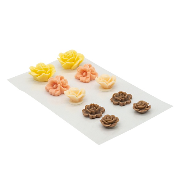 Декор для рукоделия 'Розочки' 10 шт/упак, Astra&Craft (ARS2084)