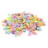 Бусины плоские из полимерной глины 6мм 20г, Astra&Craft (B11 розовый, зеленый, желтый микс)