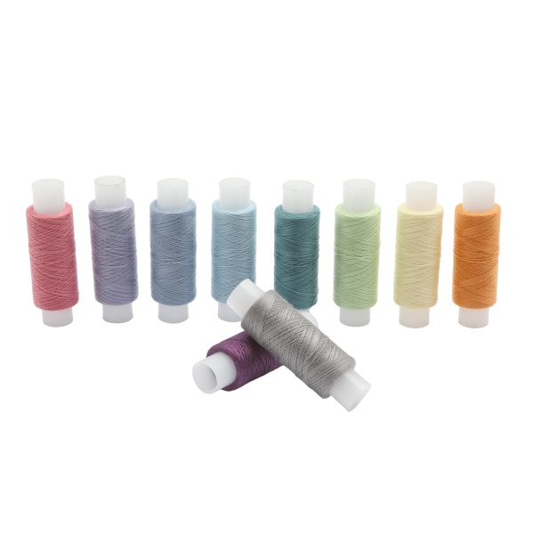 Набор швейных ниток 50/2, 200м, ассорти №53, 10шт/упак, Astra&Craft