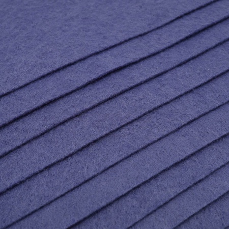 Фетр листовой мягкий, 1.0мм, 20х30см, 10 шт/упак Astra&Craft (AF878 грязно-синий)