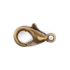 Замок карабин для бус, 10*5мм, уп. 5шт Astra&Craft (MH.11195-4 бронза)
