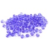 2023 Бусины пластиковые, акрил, прозрач. в цвете, граненые круглые, 8мм, 25гр, Astra&Craft (30 синий)