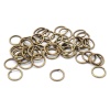 4AR244/245/246 Кольцо соединительное 0,9*8мм, 50шт/упак, Astra&Craft (Латунь)