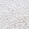 Бусины пластиковые, 'жемчуг', цветные, круглые, 4мм, 25гр, Astra&Craft (001 NL белый)