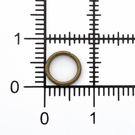 OTH1510 Кольцо соединительное , 0,8*7мм, 30шт/уп (латунь)