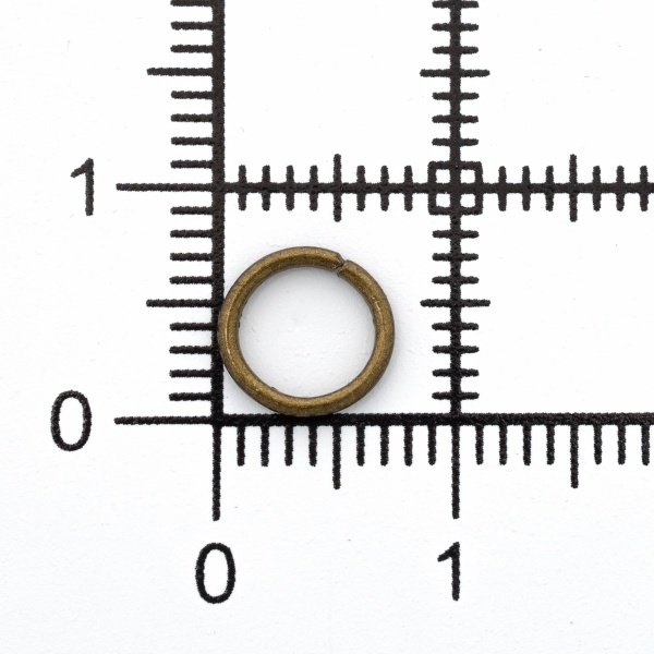 OTH1510 Кольцо соединительное , 0,8*7мм, 30шт/уп (латунь)
