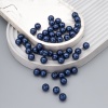 Бусины пластиковые, 'жемчуг', цветные, круглые, 10мм, 25(+/-3)гр, Astra&Craft (041 NL синий)