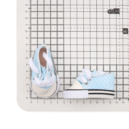 SH-0037 Кеды 7.5*4*3.5 см, 1 пара, Astra&Craft (голубой)