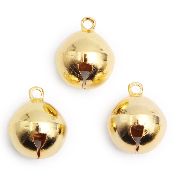 Бубенчики для рукоделия 20 мм, 10 шт., Astra&Craft (золото)