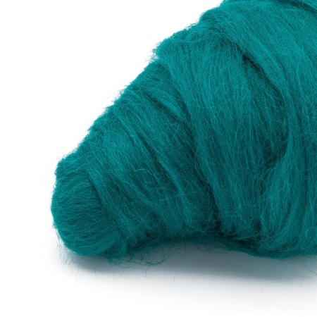 Шерсть для валяния полутонкая, 50 гр., Astra&Craft (041 изумруд)