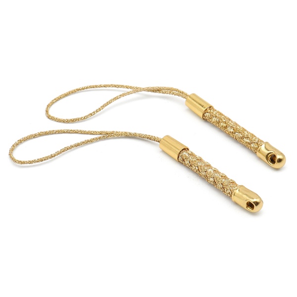 4AR346 Шнур для брелоков металлизированный, 2шт/упак, Astra&Craft (Золото)