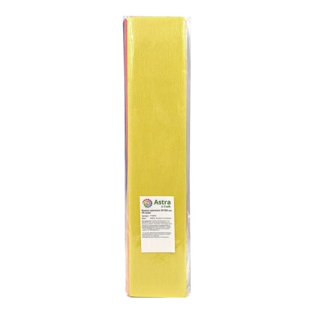 Набор бумаги гофрированной крепированной, 50*200 см, 35 гр/м2, 8 цветов 'Ассорти 4' Astra&Craft