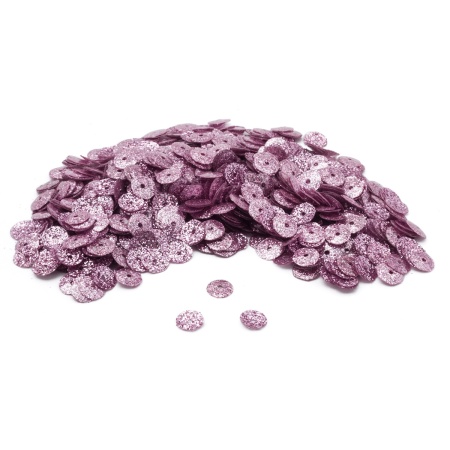 Пайетки 'Глиттер', 6мм, Astra&Craft, 10г (9617 розовый)