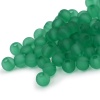 2006 Бусины пластиковые, полупроз., матовые цвет., круглые, 6мм, 20гр,170(+/-10)шт/упак, Astra&Craft (CS053 изумрудный)