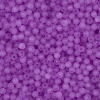 (7728462) Бусины полупрозрачные 2006 матовые, 6мм, 500гр. (013 сиреневый)