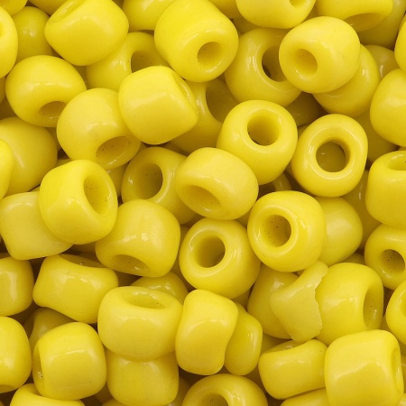 Бисер Astra&Craft 6/0, 15г (42 желтый/непрозрачный)